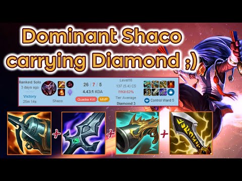 Smurf to Master Shaco Jungle - S11 Diamond Ranked [League of Legends] Full Gameplay - Infernal Shaco