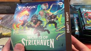 Secrets Of Strixhaven Draft Night Unboxing / Opening Magic The Gathering MTG SOS Are These Any Good?