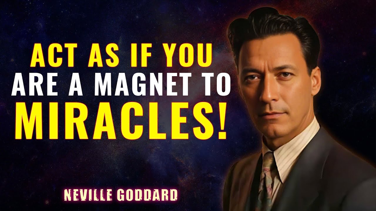 Neville Goddard - "ACT AS IF YOU ARE A MAGNET TO MIRACLES '' | POWERFUL TEACHINGS
