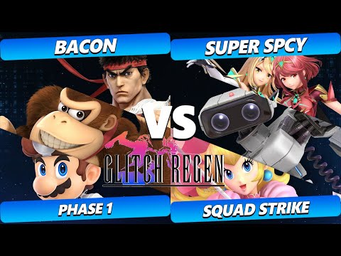Glitch Regen Phase 1 - Bacon Vs. Super_Spcy - Smash Ultimate Tournament