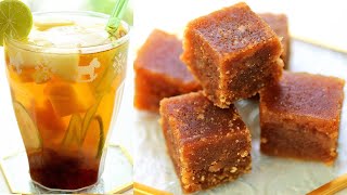 How to Make Winter Melon Tea Brick [Reduced sugar]