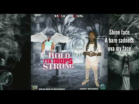 Fya Doops - Hold Strong (lyrics video) Tribute to Roshain Ferguson RIP Shine Face