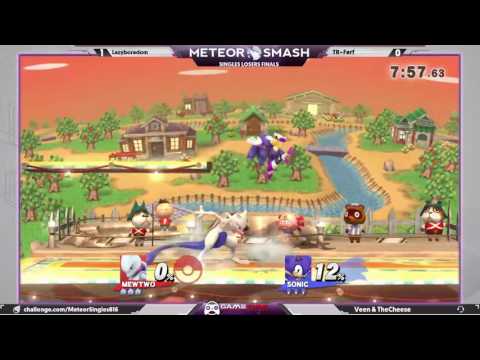 Meteor Smash Monthly (August) - Lazyboredom vs TR~Ferf (Loser's Finals)