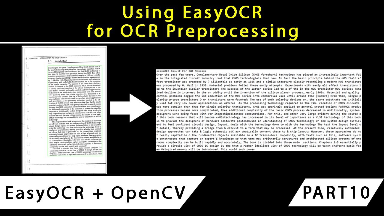 10.Using EasyOCR for OCR Processing