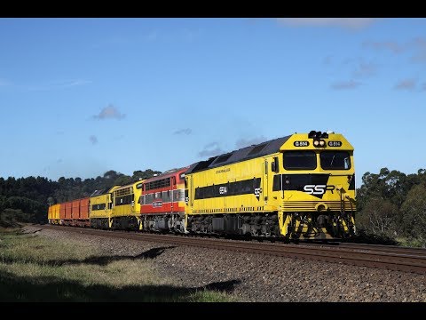 Australian streamliner locomotives - SSR - early coal operations - April 2010