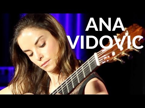 Ana Vidovic plays Allegro BWV 998 by J. S. Bach  クラシックギター