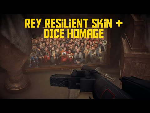 How to unlock Resilient Rey skin + DICE Dev homage!