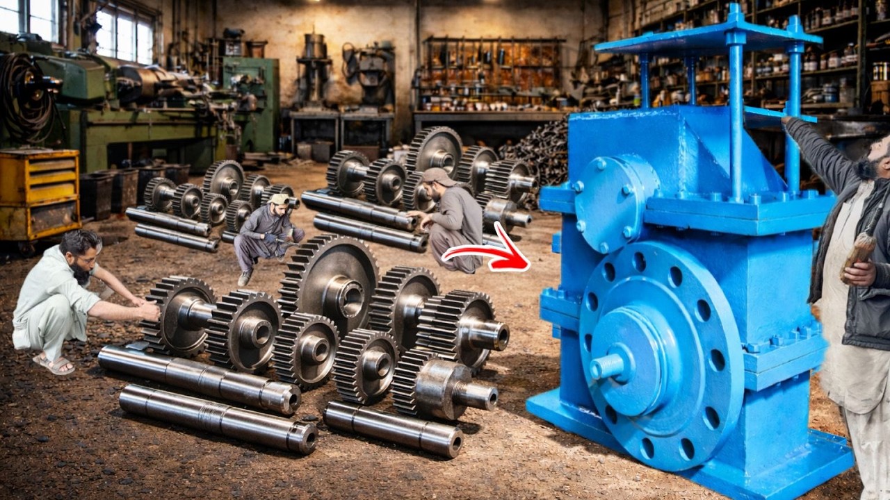 This Powerful Steel Cutting Machine Will Blow Your Mind! (Full Making Process)