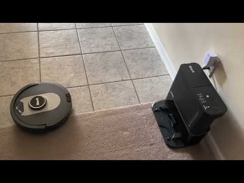 All new Shark AI robot vacuum with LIDAR and self empty bin review test first impressions
