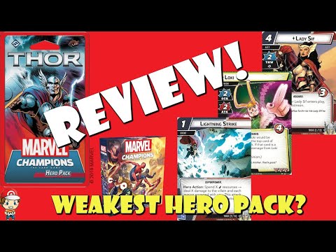 Thor Review! Marvel Champions Hero Pack – Weakest Hero Yet?