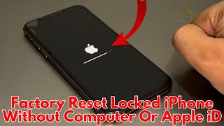How To Factory Reset Locked iPhone Without Computer Or Apple iD ! Erase Passcode Locked iPhone! 2024