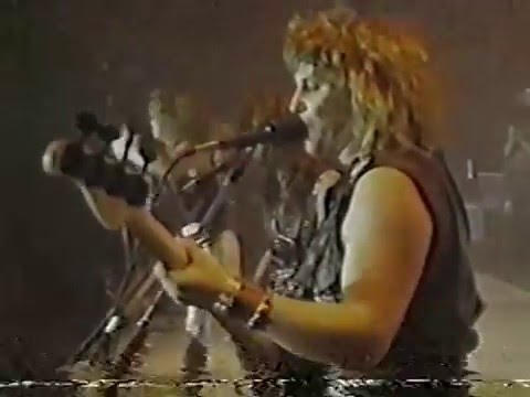 Helix, Live on Much Music, Edmonton, Alberta, Canada, 1985,,  Long Way to Heaven Tour.