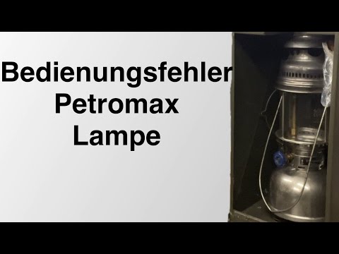 Operating error Petromax lamp HK500 - 829/500CP