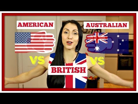 AMERICAN vs BRITISH vs AUSTRALIAN | Common English Dialect Differences