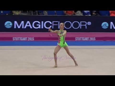 Migle VARNAITE (LTU) clubs - 2015 Stuttgart worlds Qualifs