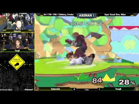 Arenan I - Sebovich (Ganondorf) Vs. Tengil (Dr. Mario) - Melee Pools