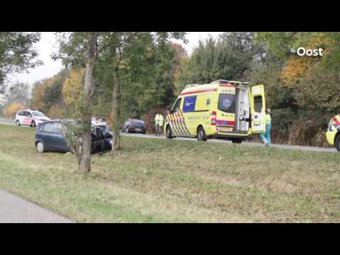 Zwolseweg in 's Heerenbroek afgesloten na eenzijdig ongeluk