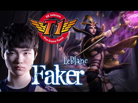 SKT T1 Faker LEBLANC Mid vs Lissandra - Patch 5.22 KR | League of Legends