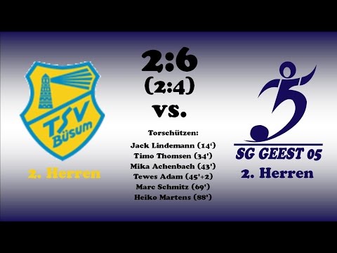 Highlights TSV Büsum II vs. SG Geest 05 II - 09.04.2016
