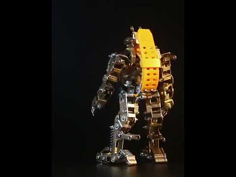 Mô hình kim loại cơ học 3D DIY Cơ Khí Xếp hình Robot Đồng hồ sáng tạo
