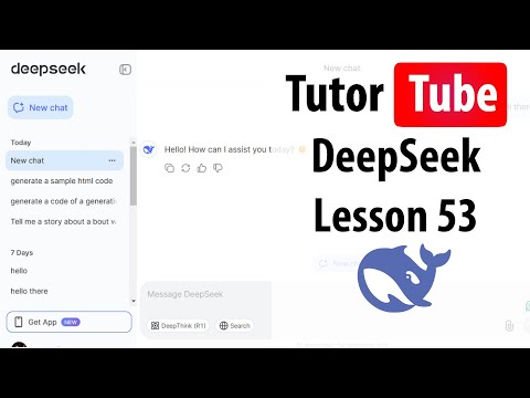 DeepSeek Lesson 1 Accessing Deepseek