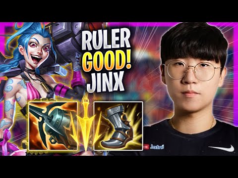 RULER IS SO GOOD WITH JINX! - JDG Ruler Plays Jinx ADC vs Aphelios! | Season 2023
