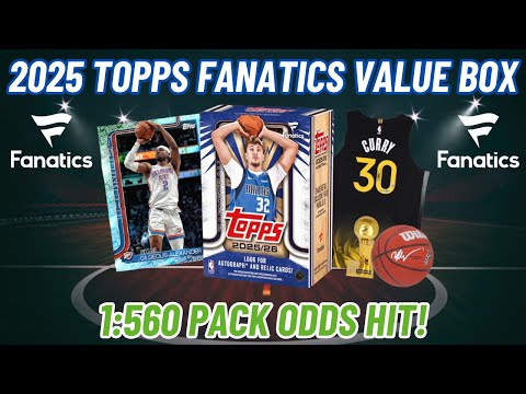 SIGNED MEMORABILIA REDEMPTIONS!? 😮🏆 2025 Topps Basketball Fanatics Exclusive Value Box!