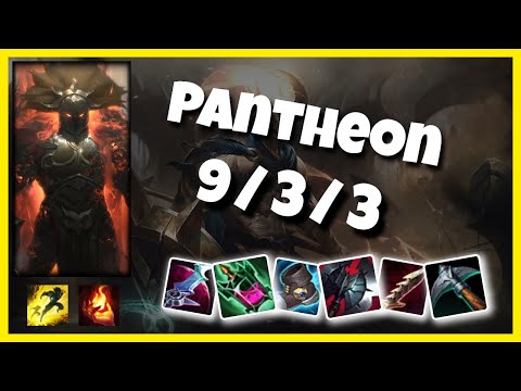 Pantheon vs Ahri KOREAN Challenger MID (9/3/3) - v11.2