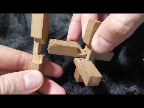 Разборка + подсказка головоломки двойной Крест 3D (головоломка адмирала Макарова)