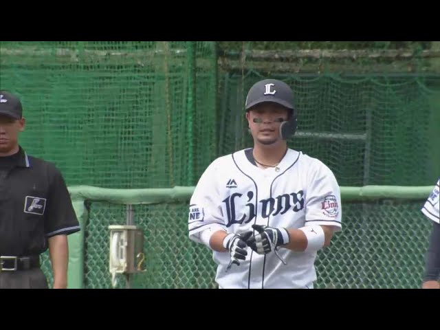 【ファーム】ライオンズ・岡田雅利 同点に追いつくタイムリーヒット!! 2022年5月31日 埼玉西武ライオンズ 対 東北楽天ゴールデンイーグルス