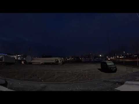 Aufbau des Riesenrads City Star im Zeitraffer