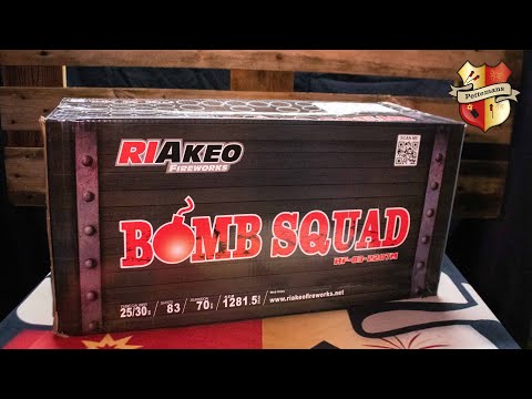 Bomb Squad - Riakeo Fireworks 83sh Compound Vuurwerk
