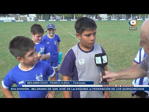 3ra fecha de las Inferiores en la Liga InterProvincial - Imágenes y Notas en Belgrano vs Federación