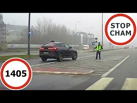 Stop Cham #1405 - Niebezpieczne i chamskie sytuacje na drogach