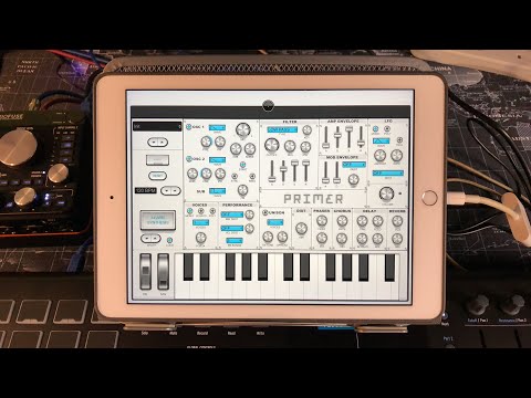 Primer Synth - 100% FREE - Let’s Program a Few Patches - Beginner Friendly - iPad Live