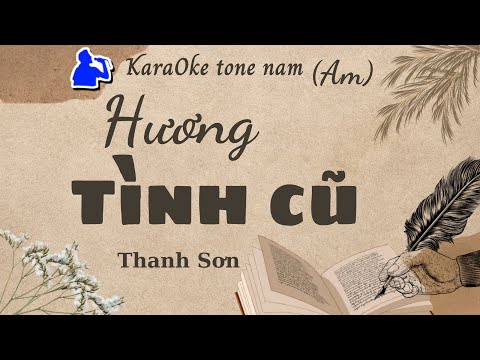 Hương tình cũ | Tone nam Karaoke  | Cui bap music