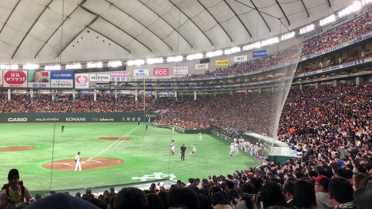 【音量注意】2018.3.20 上原浩治 10年ぶりの東京ドーム登板