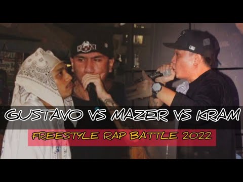 FREESTYLE RAP BATTLE 2022 GUSTAVO VS MAZER VS KRAM @Topgrill