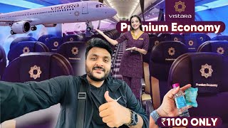 ₹1100 mein Vistara Premium Economy Journey || Itne saste mein itna Luxurious journey 😀