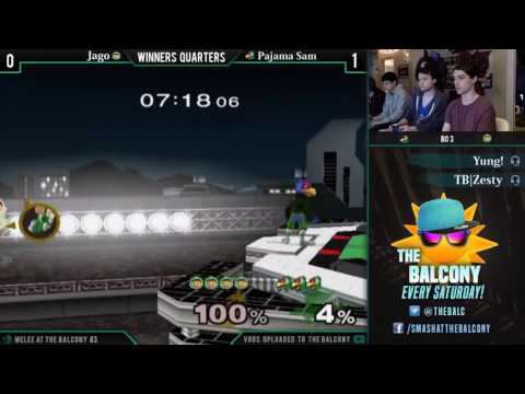 Melee @ the Balcony 83 - Winners Quarters ft. Jago (Ice Climbers) VS Pajama Sam (Falco)