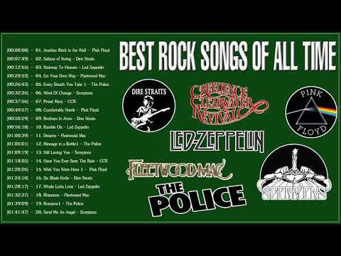 Pink Floyd,Dire Straits,Led Zeppelin,Fleetwood Mac,The Police,Scorpions,CCR Greatest Hits