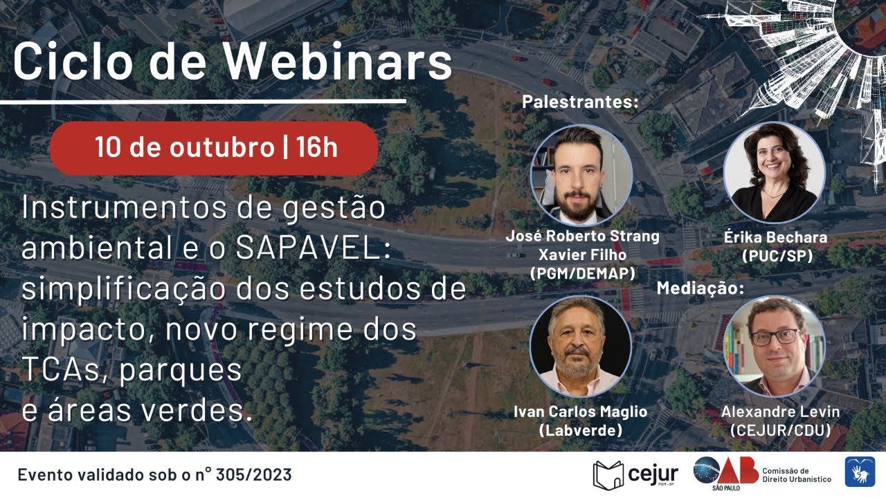 Instrumentos de gestão ambiental e o SAPAVEL