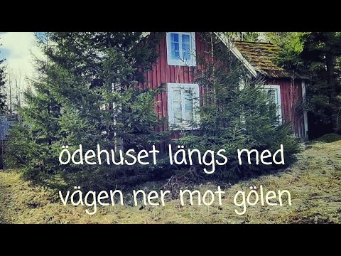 ÖDEHUSET längs med vägen ner mot gölen - del 1 - NORR om TVING - 2022-04-11 - BLEKINGE