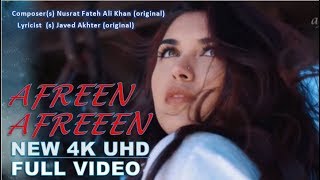 AFREEN AFREEN  | 1080p FHD Video | 🎧 HD Audio | With Lyrics | Nusrat Fateh Ali Khan | Javed Akhtar