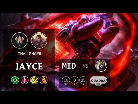 Jayce Mid vs Lulu - BR Challenger Patch 9.16