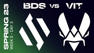 LEC Spring Split 2023 - Palyoffs D1  - BDS vs VIT - BO5