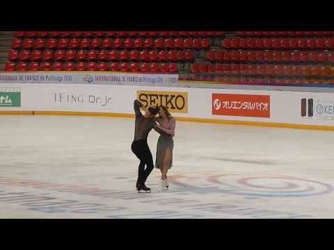 G.Papadakis/ G.Cizeron; Free Dance, Practice, Internationaux de France 2018