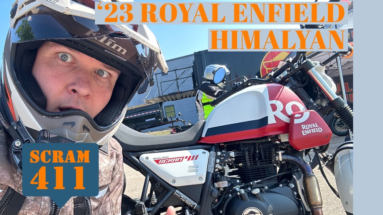 23 Royal Enfield Himalayan SCRAM 411 TEST RIDE and REVIEW!
