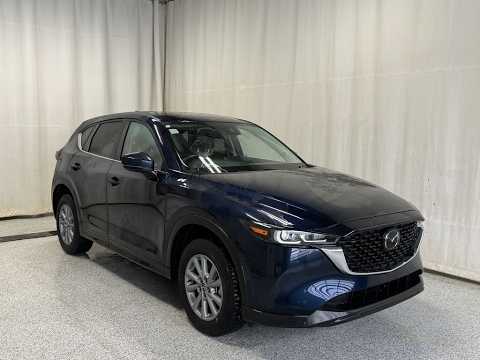 2025 Mazda CX-5 GS AWD in Blue for sale at Park Mazda in Sherwood Park, AB