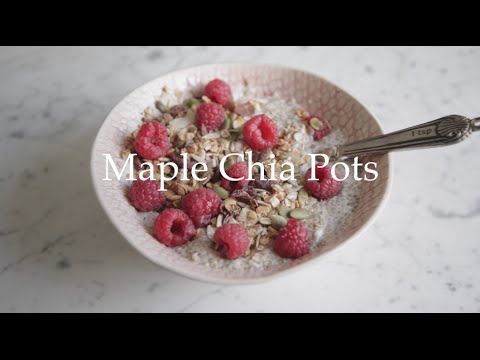 Maple Chia Pots by Deliciously Ella
